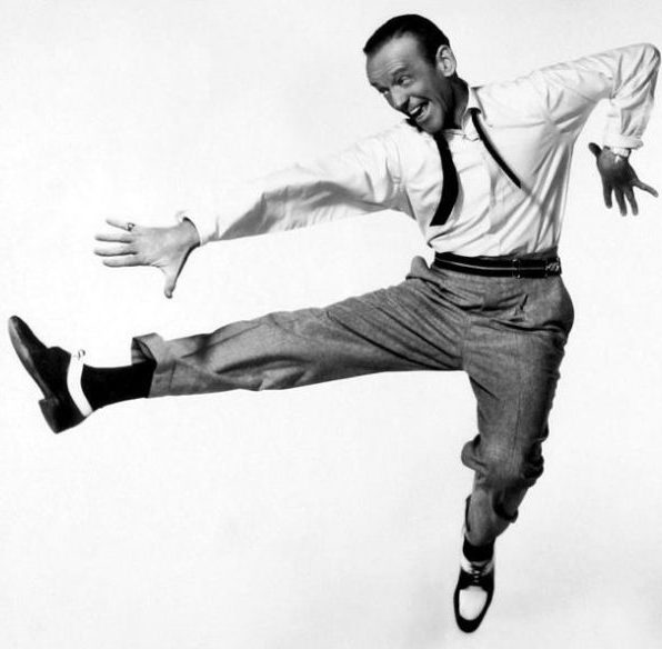 Fred Astaire danst in de film Daddie Long Legs. Credits: 20th Century Fox